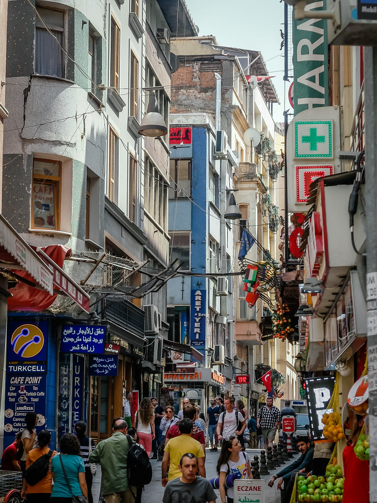 Taksim Square Alley Shops in an alley in Taksim Square, Is… Flickr