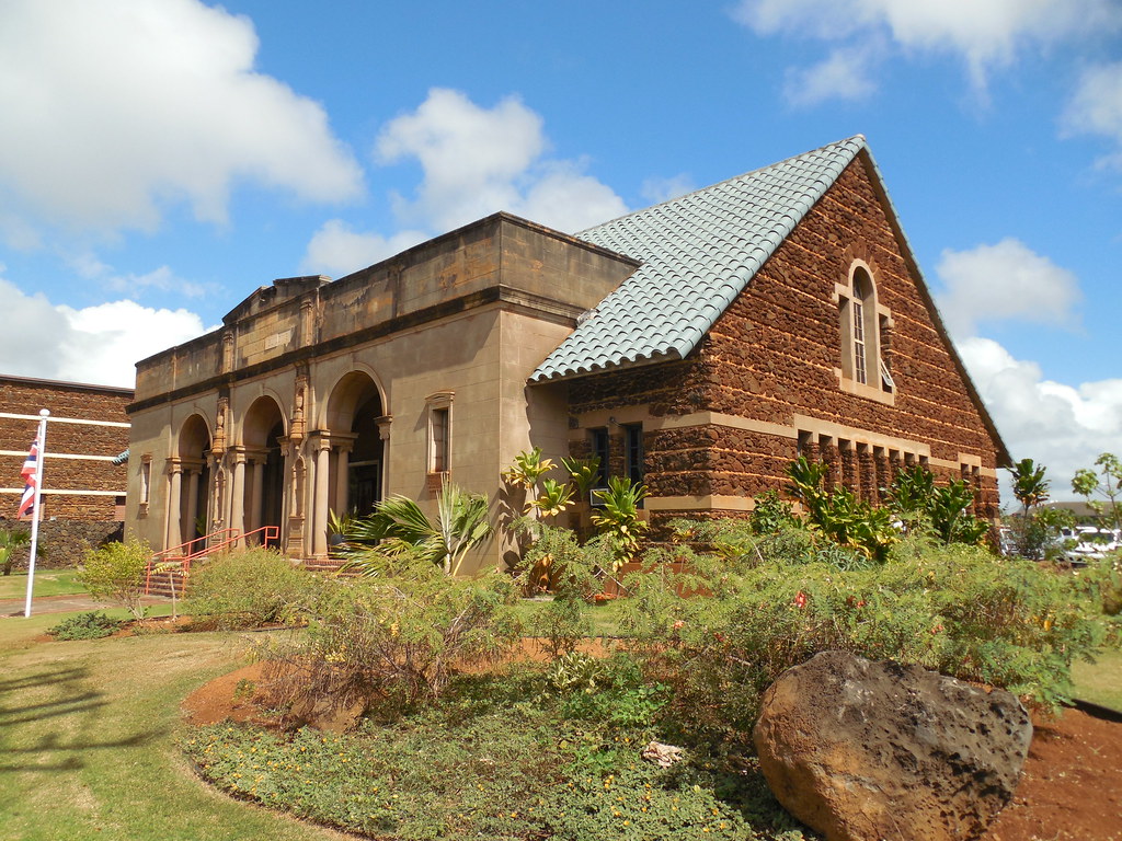 The Kauai Museum Lihue, Hawaii The Beaux Arts style buildi… Flickr