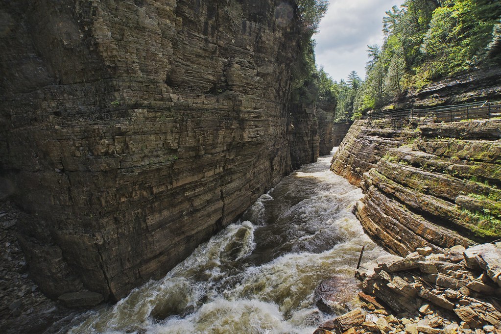 Rumbling River Ausable Chasm, Keeseville, NY. Jim Liestman Flickr