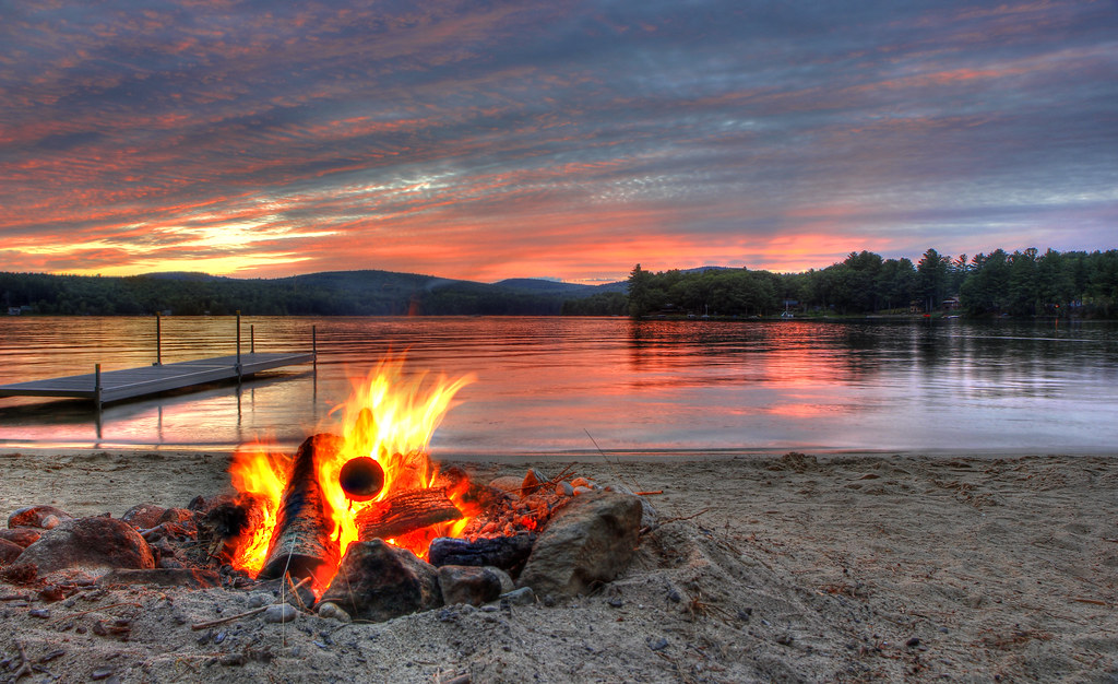 Bear Pond Sunset Bear Pond North Turner, Maine August 20… Dave
