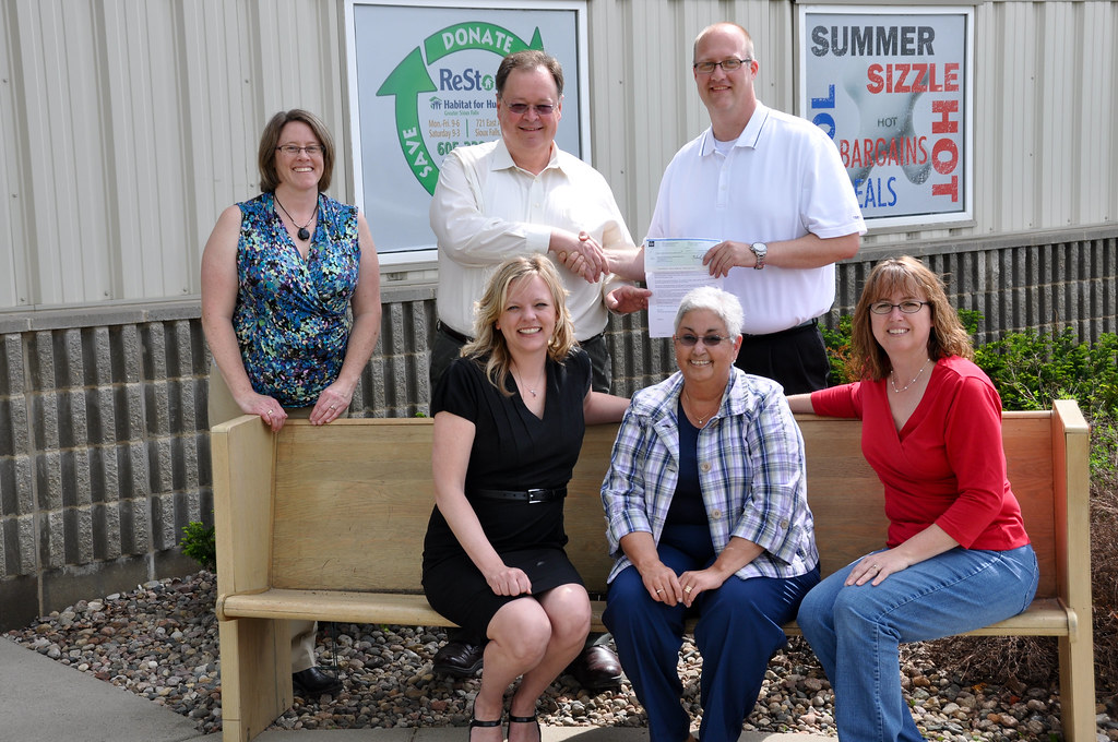 052913 Wells Fargo check presentation Habitat Sioux Falls Flickr