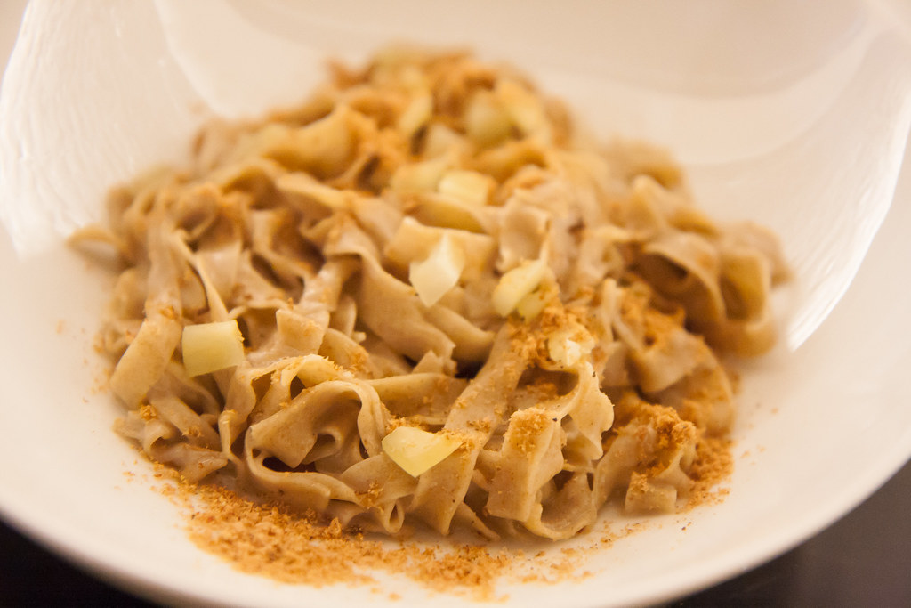 Rye pasta, shaved pastrami, Alder Garrett Ziegler Flickr