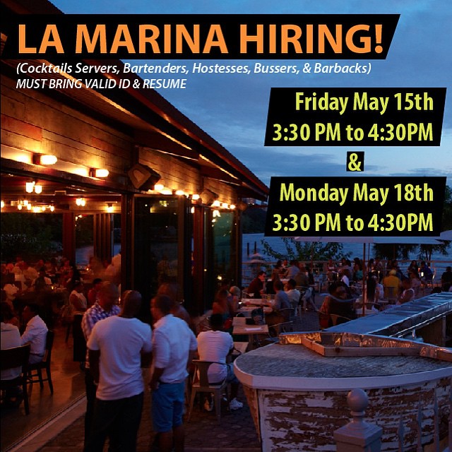 LA MARINA HIRING! Fri. May 15th & Mon. May 18th 330PM43… Flickr