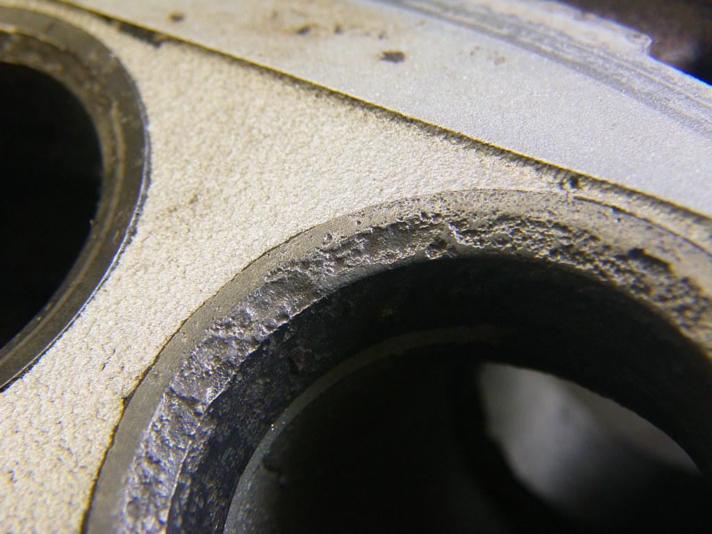 Valve seats These valve seats were severely corroded, prob… Flickr