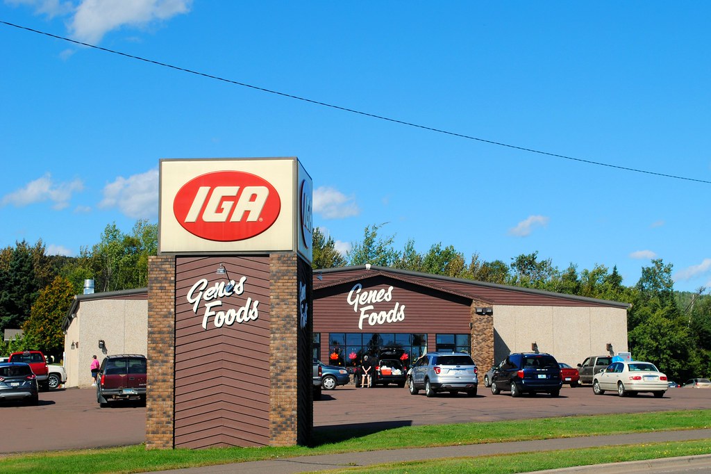 Gene's Foods IGA, Grand Marais, Minnesota ©All Rights Rese… Flickr