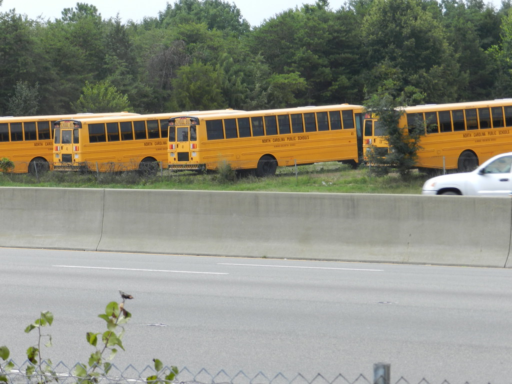 DSCN8945 AlamanceBurlington School System buses; Bus Yard… Flickr