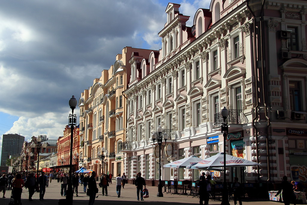 Arbat Street in Moscow Russia John Menard Flickr