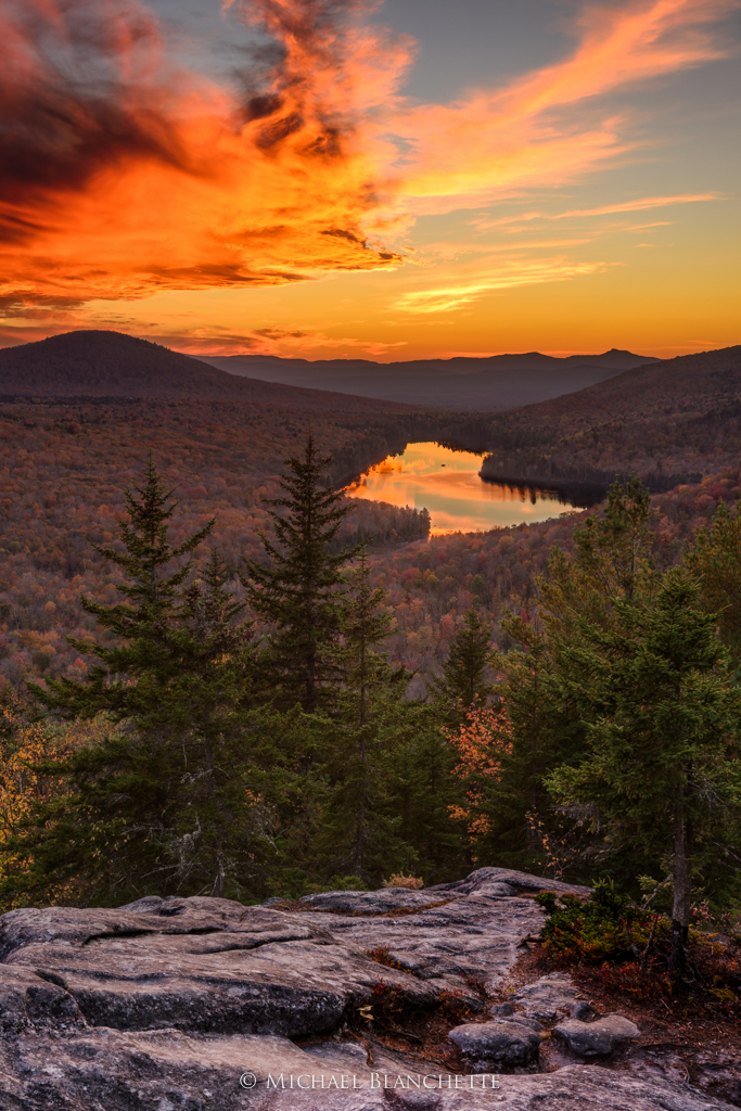 Owls Head Sunset Owl's Head is in Groton State Forest, Ver… Flickr
