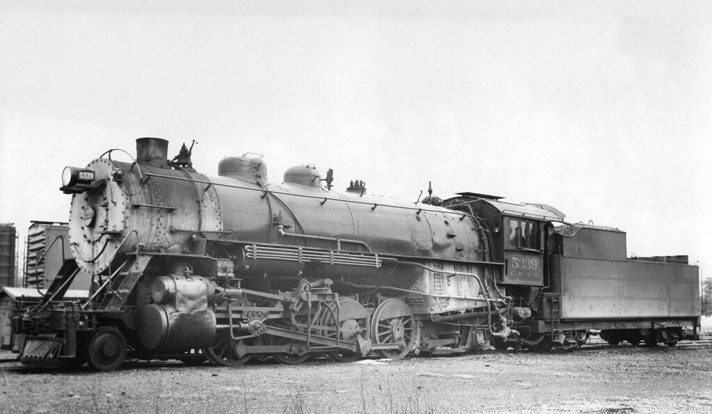CB&Q 2-8-2 Class O-3 5339 | Chicago Burlington & Quincy Rail… | Flickr