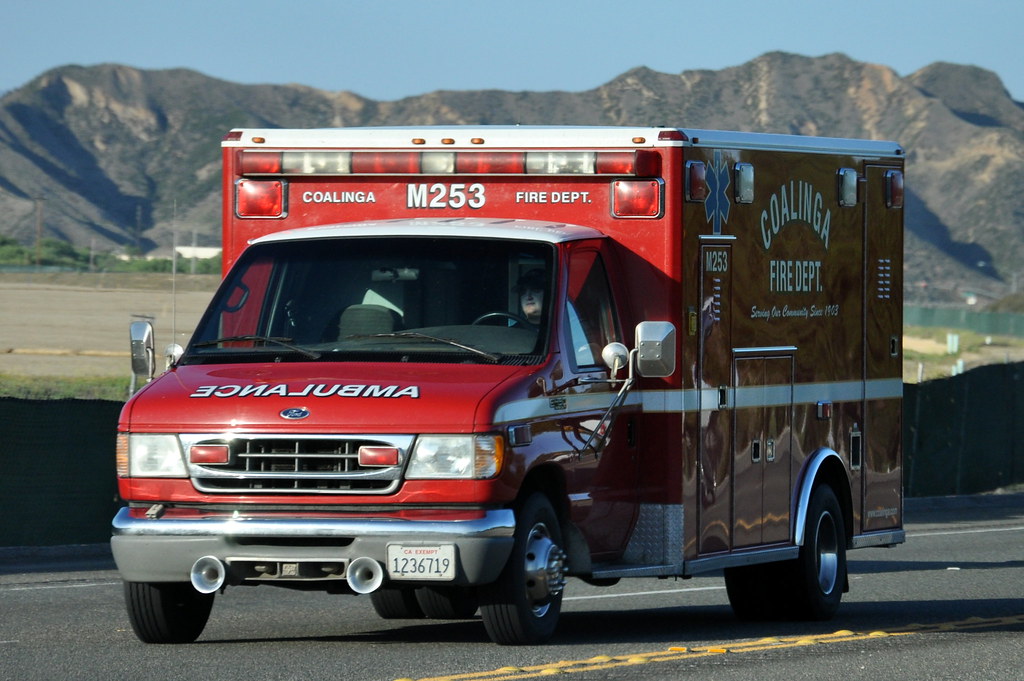 COALINGA FIRE DEPARTMENT RESCUE AMBULANCE M253 Navymailman Flickr