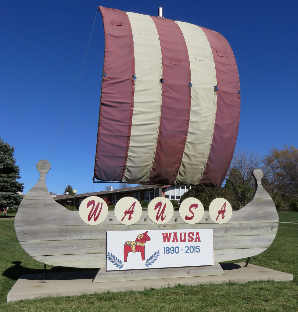 Välkommen till Wausa Sign (Wausa, Nebraska) Wausa is a lov… Flickr