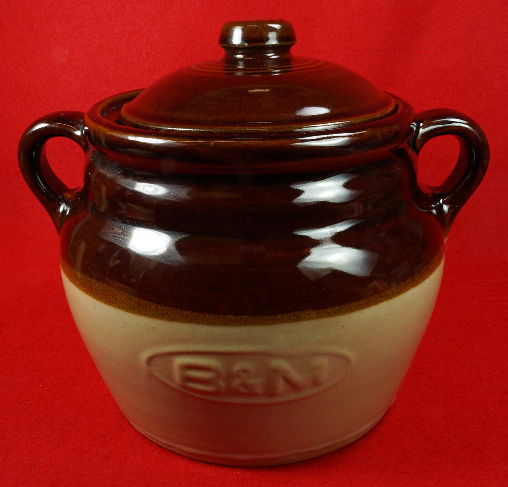 RD9196 Vintage B&M Baked Beans 2 Quart Bean Pot With Lid D… Flickr