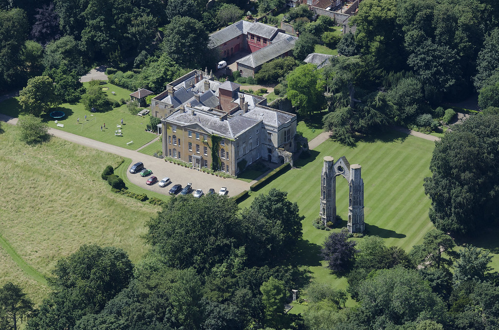 Walsingham Abbey & remains of priory Norfolk aerial imag… Flickr