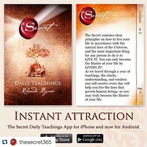 Repost thesecret365 ・・・ The Secret Daily Teachings App i