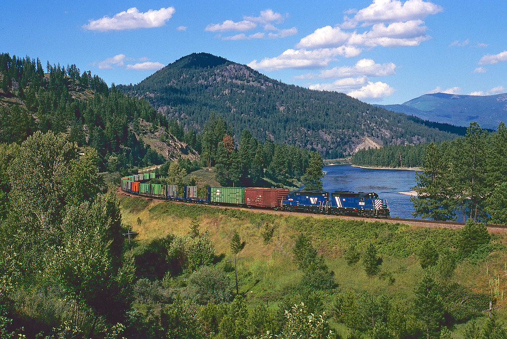123 at St. Regis Montana Rail Link's Paradise Local headed… Flickr