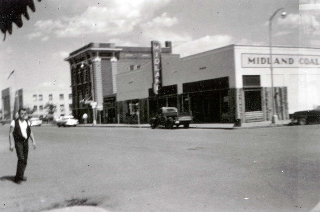 Midland Main Street in Miles City, Montana. Date unknown. Larry