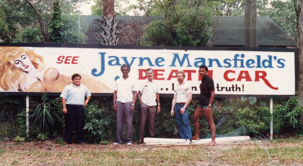 The Jayne Mansfield Death Car Museum Sept. 1984 I was on … Flickr