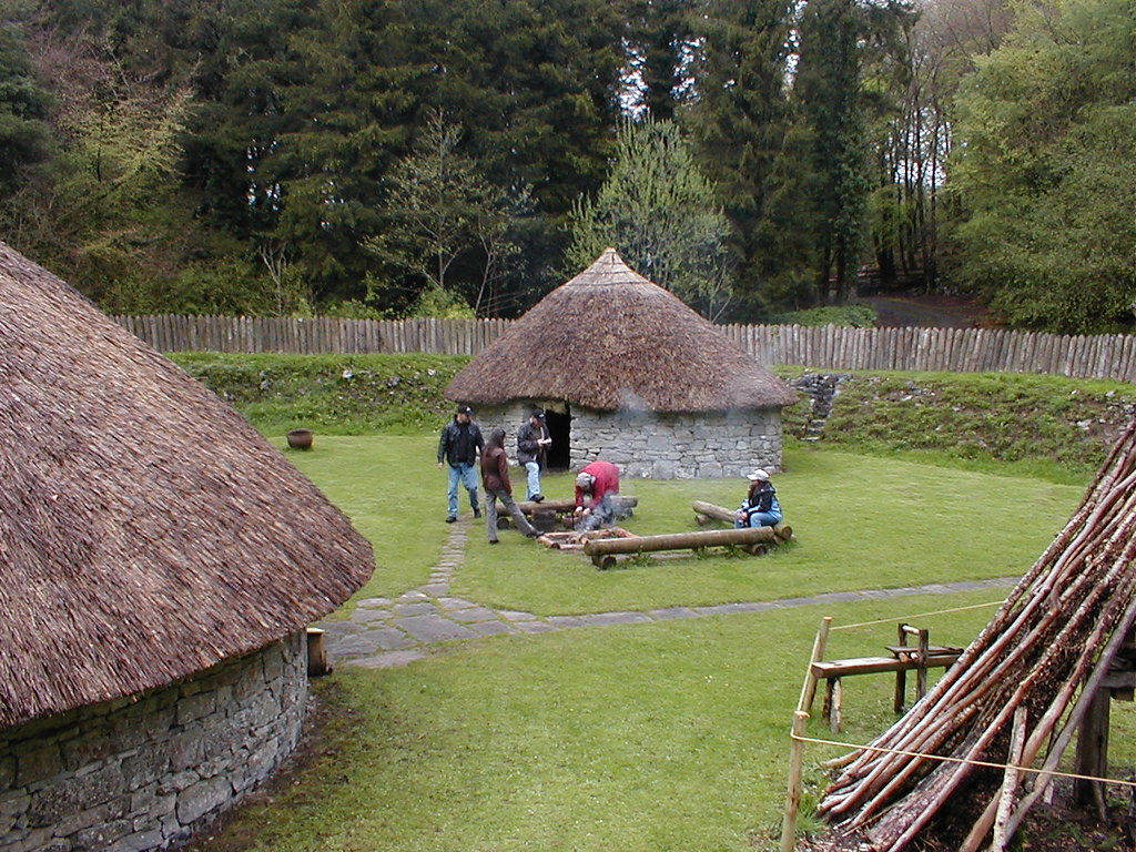 2005 Ireland Iron Age fort reconstruction in Cragonowan Flickr