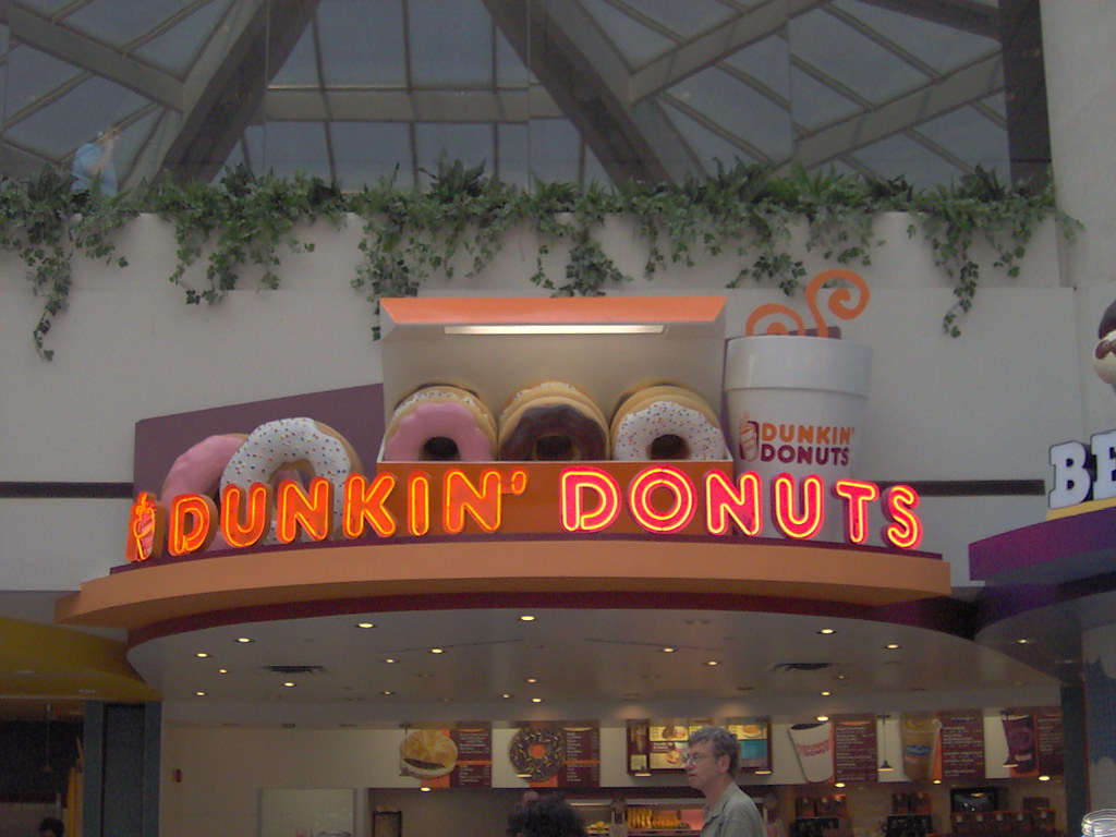 Dunkin' Donuts And Dunkin' donuts at Newark airport, NJ Margot Flickr