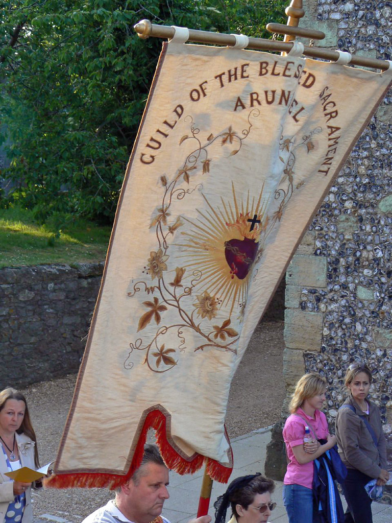 Banner Corpus Christi procession from Arundel Cathedral, J… Flickr