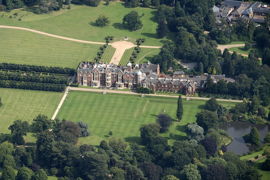 Sandringham House aerial view The country retreat of HM Th… Flickr