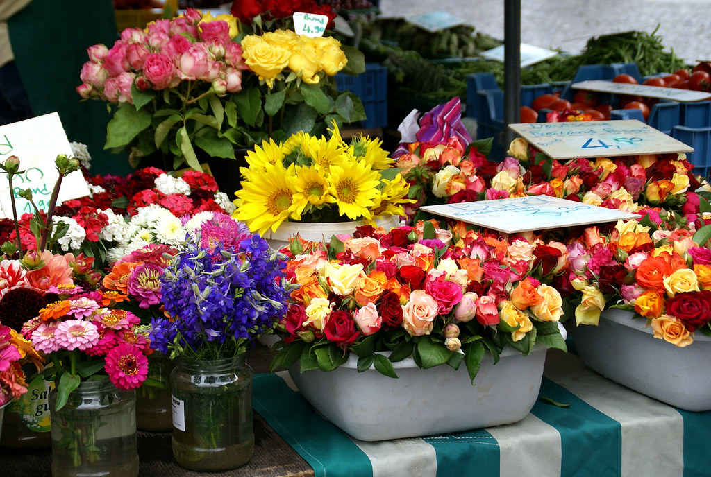 Mainz, Markt, Blumenstand (flower stall) HENMagonza Flickr