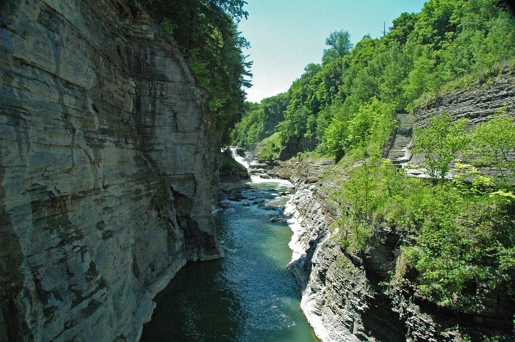 Genesee River (downstream from Lower Falls, Genesee Flickr