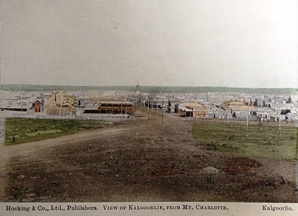 View of Kalgoorlie, near Mt. Charlotte circa 1900 Flickr