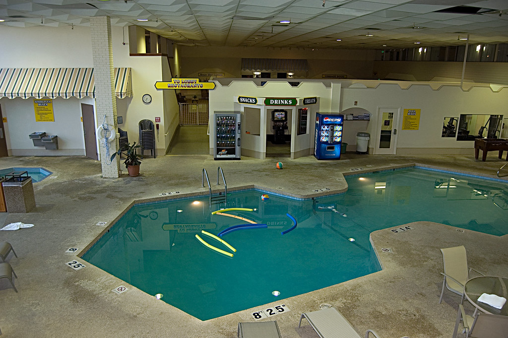 Indoor pool Motel, Hastings, Nebraska. Paula Morrison Flickr