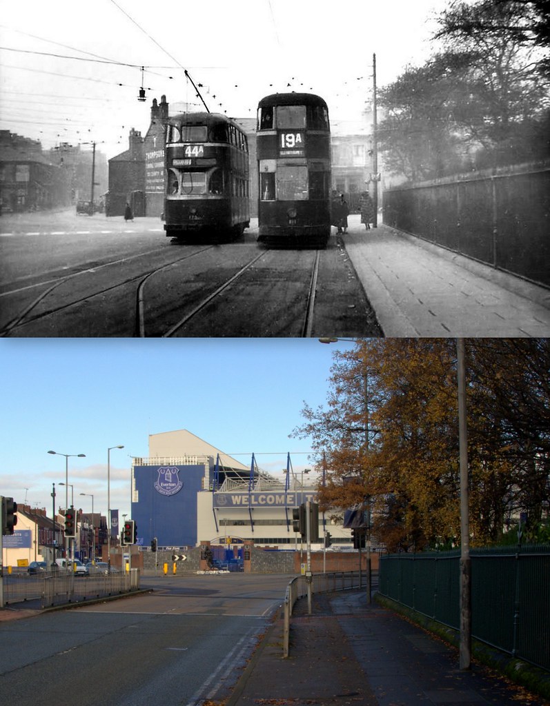 Walton Lane, Walton, 1950s and 2016 2 All these photos can… Flickr