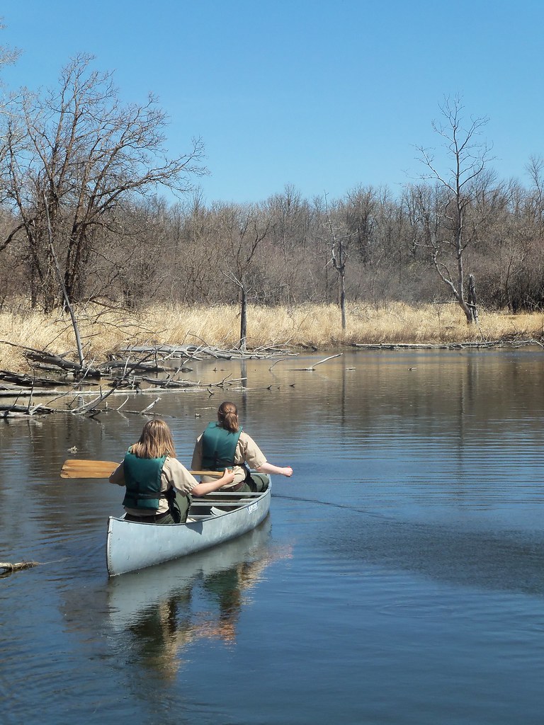 LMSP canoeing ND Parks and Recreation Department Flickr