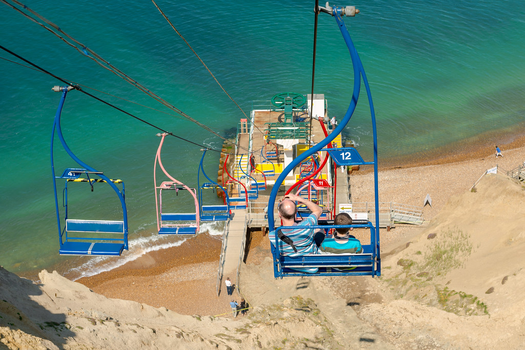 Isle of Wight Chair Lift at Alum Bay at The Needles Flickr