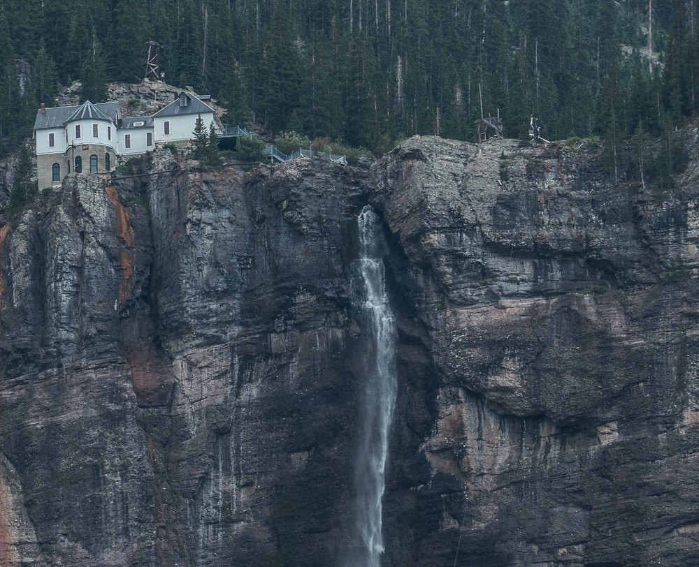 Tesla's House over a Waterfall ..!! Telluride, CO Iceberg3308 Flickr