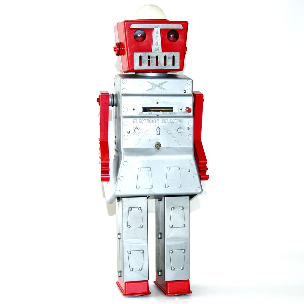 MR. ATOM THE ADVANCE DOLL & TOY CO, USA, 1956, Plastic, Ba… Flickr