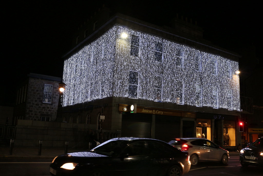Christmas Lights,Aberdeen 2013 Alan Longmuir. Flickr