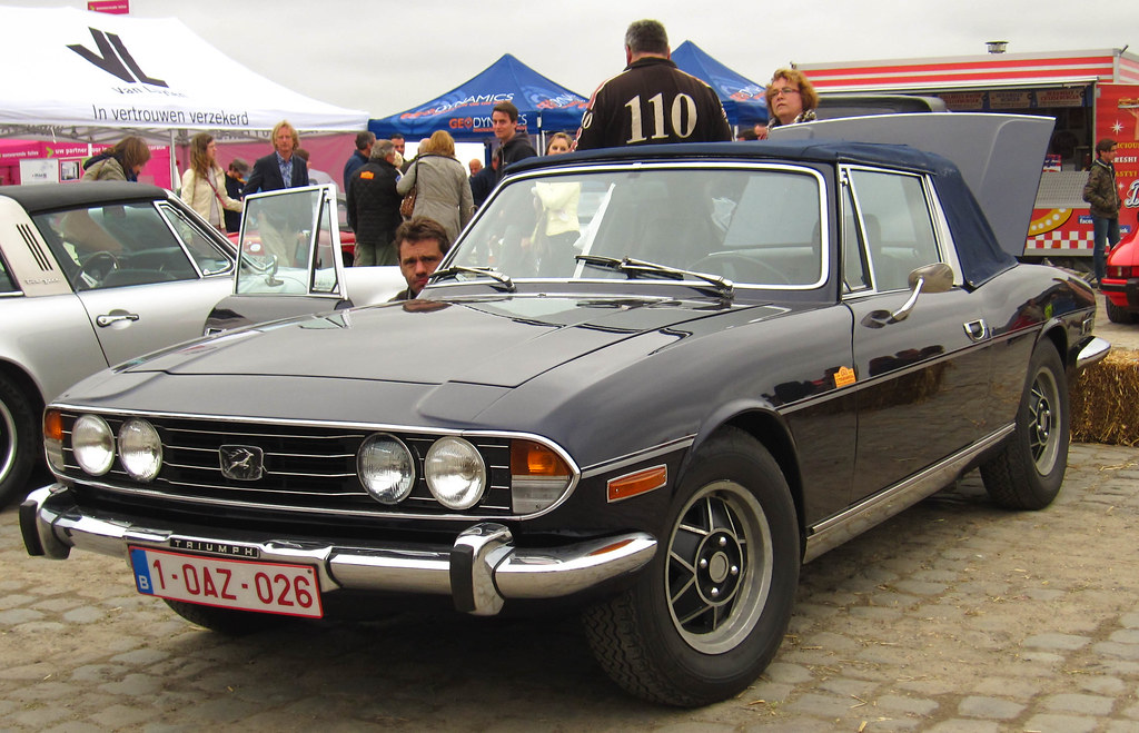 Triumph Stag Antwerpen Antwerp Classic Car Event 2015 Rutger van