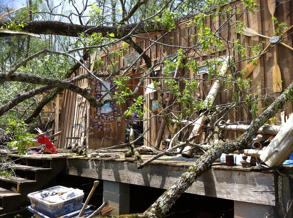 Re Tornado damage at Elk River Canoe Rental, LLC in Kelso… Flickr