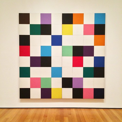 Ellsworth Kelly's painting "Colors for a Large Wall" was a… Flickr