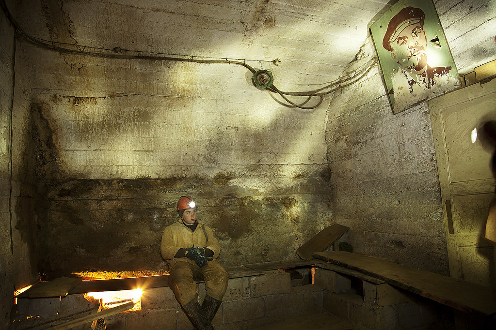 WFS ONE This portrait of a miner was done underground at t… Flickr