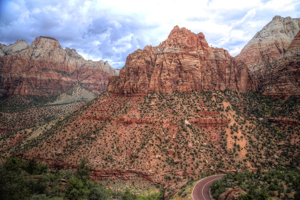 Elevation of ZION NATIONAL PARK, UT, USA Topographic Map Altitude Map