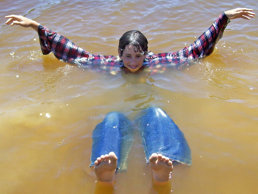 See all my wet swimming clothes. This is cool fun a photo on Flickriver