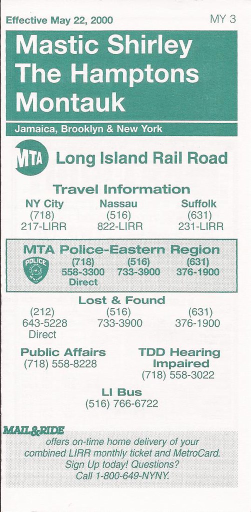 Long Island Railroad MasticShirley/The Hamptons/Montauk p… Flickr