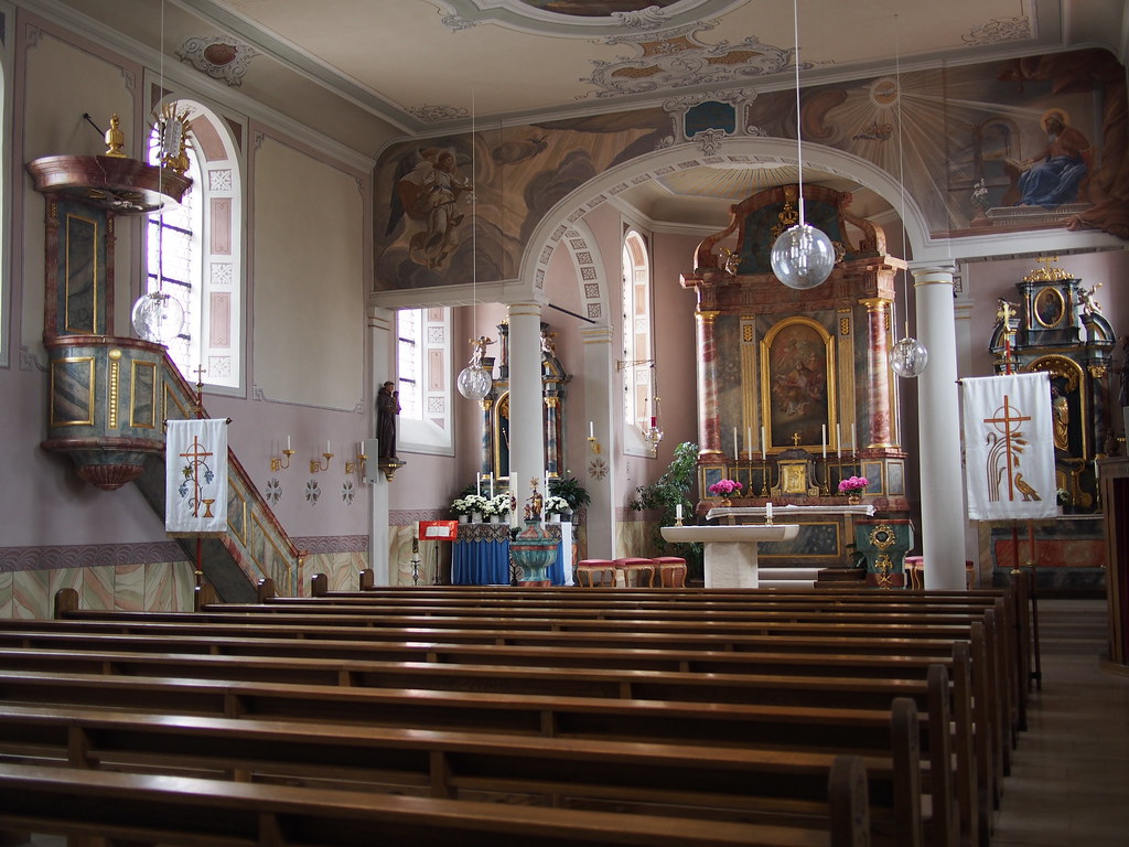 BühlMoos, the Catholic Parish Church, interior (2) Flickr