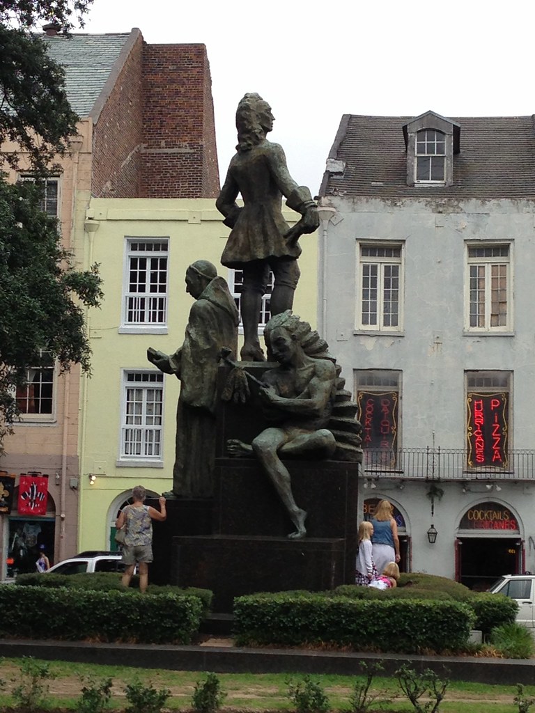 New Orleans Bienville Statue A side view of the Bienville… Flickr