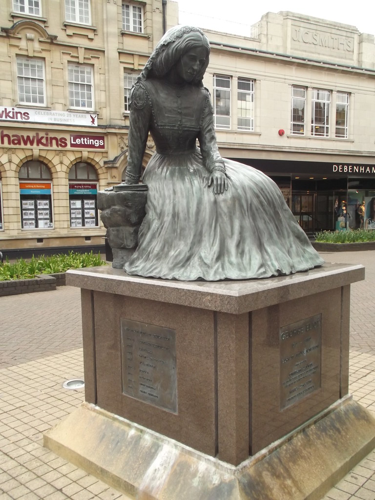 Statue of Mary Ann Evans Eliot) Newdegate Street, Nuneaton
