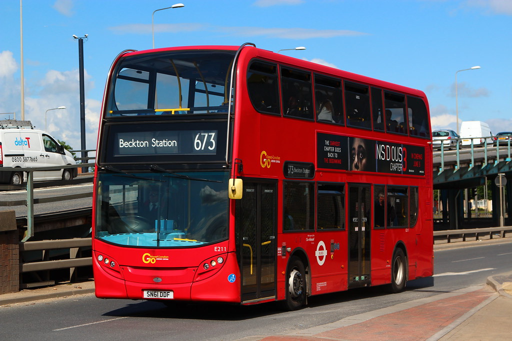 GoAhead London E211 SN61 DDF Route 673 David McKay Flickr