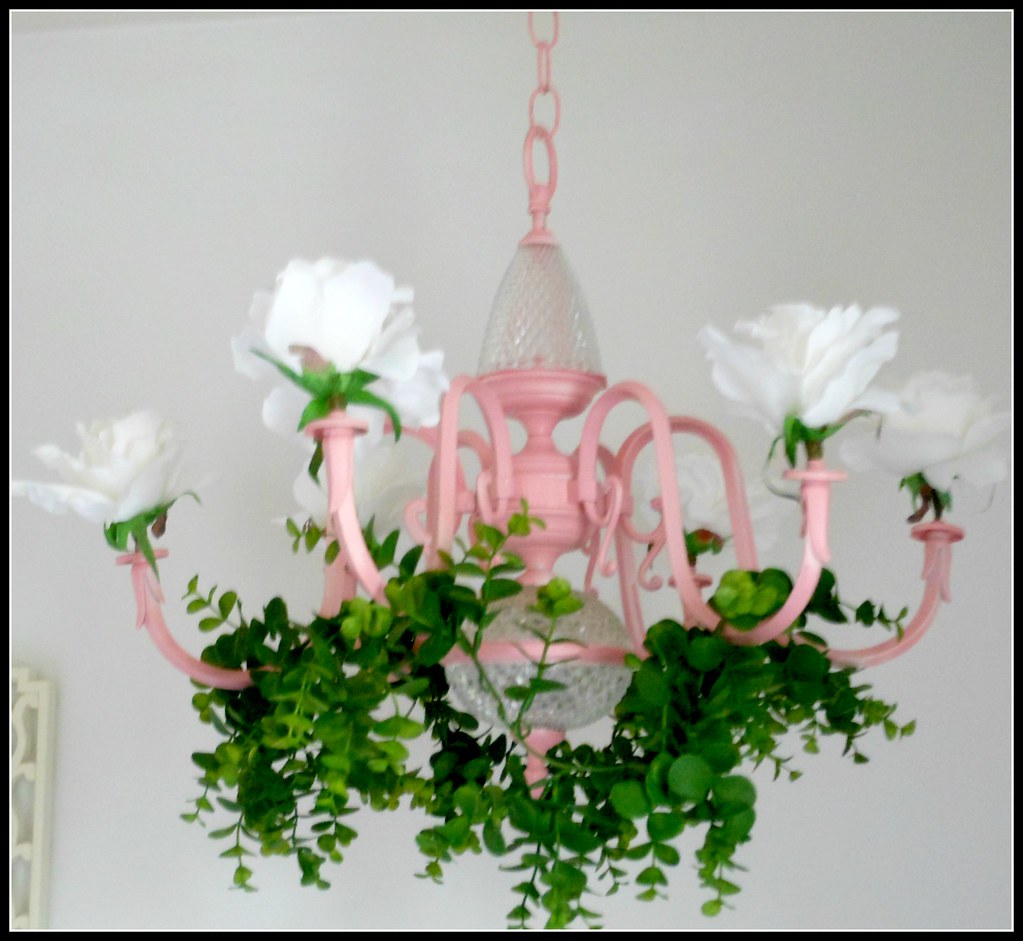 Old Brass Chandelier Makeover After Karen Flickr