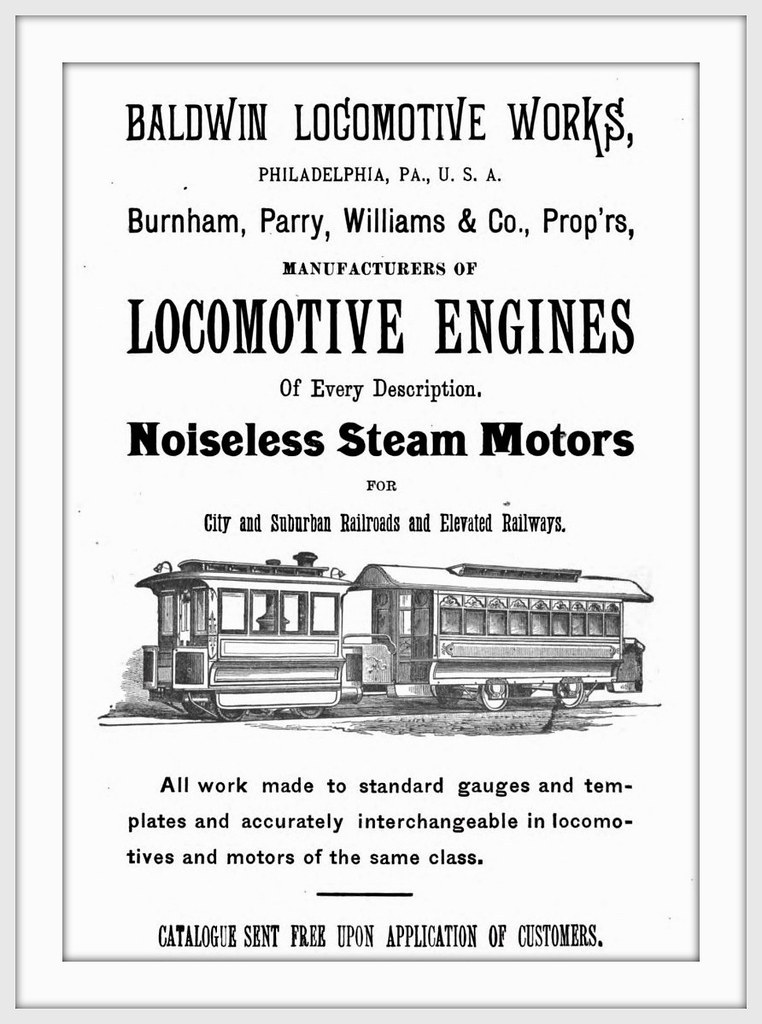 1888 Baldwin Engine (Narrow Guage) Erastus Wells carlylehold Flickr