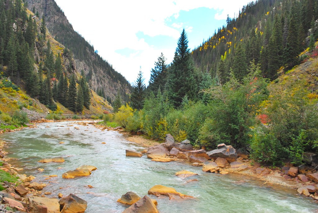 Animas River Valley Colorado USA Views from the train … Flickr