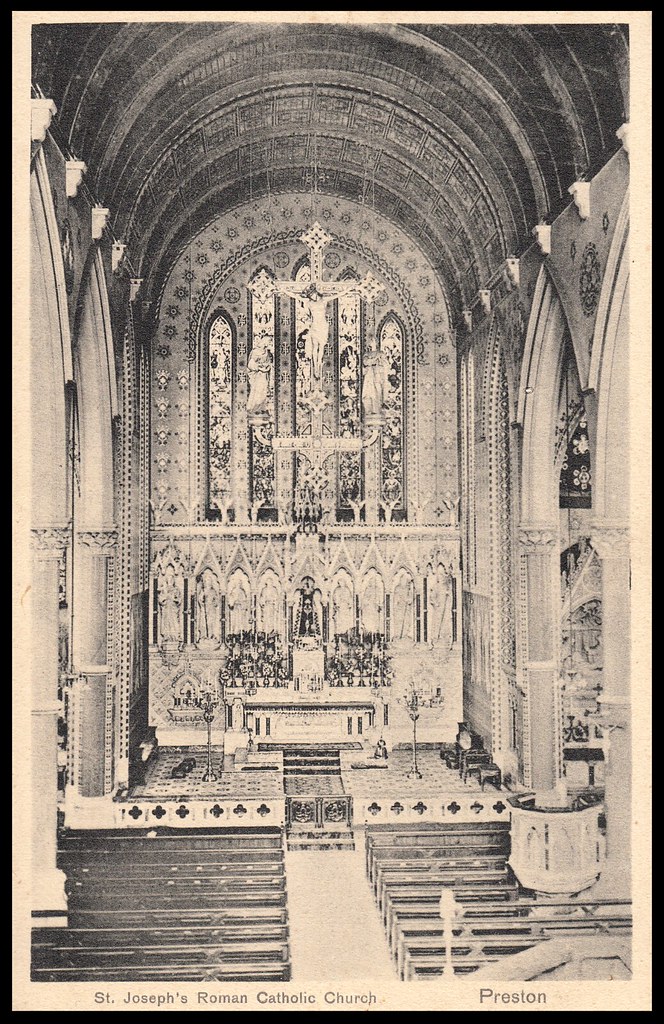St. Joseph's Roman Catholic Church, Preston. Sepia postcar… Flickr